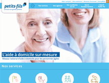 Tablet Screenshot of petits-fils.com